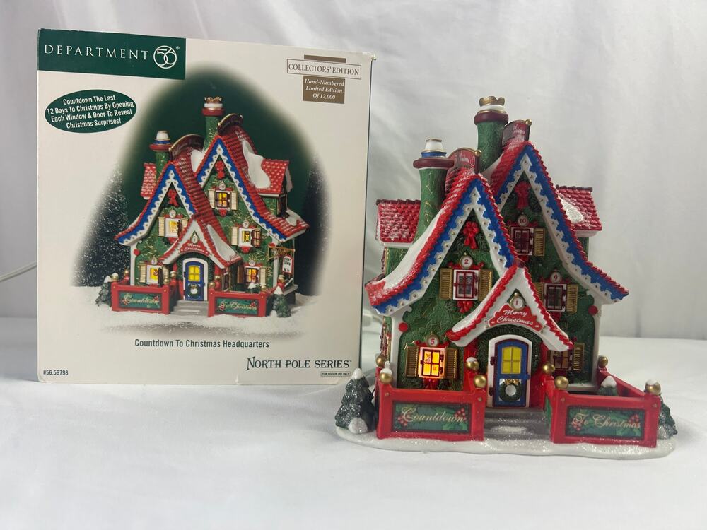 Department 56 Countdown To Christmas Headquarters North Pole 56798 Retired 2006